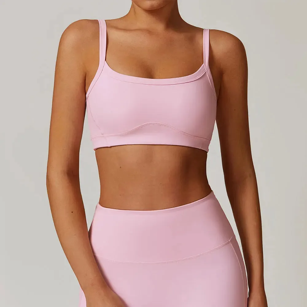 Breathable Women's Backless Sports Bra