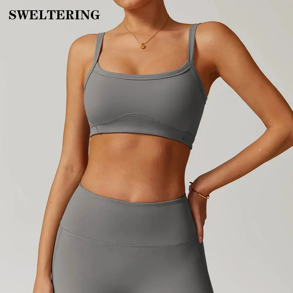 Breathable Women's Backless Sports Bra