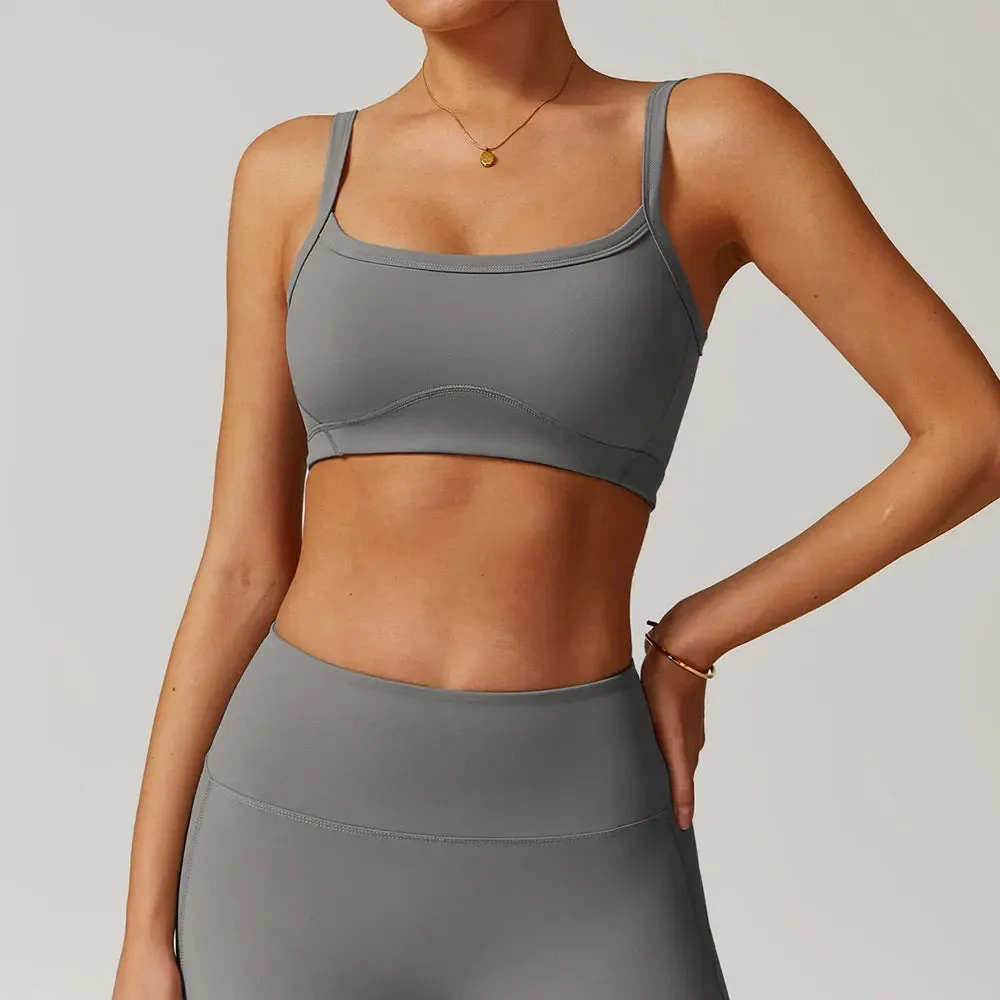 Breathable Women's Backless Sports Bra