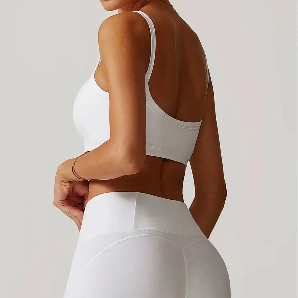 Breathable Women's Backless Sports Bra