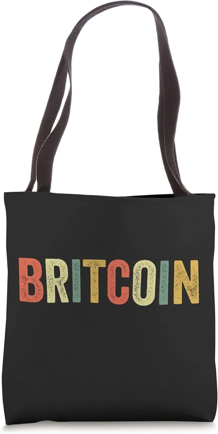Britcoin Digital Currency Crypto Cryptocurrency Blockchain Tote Bag