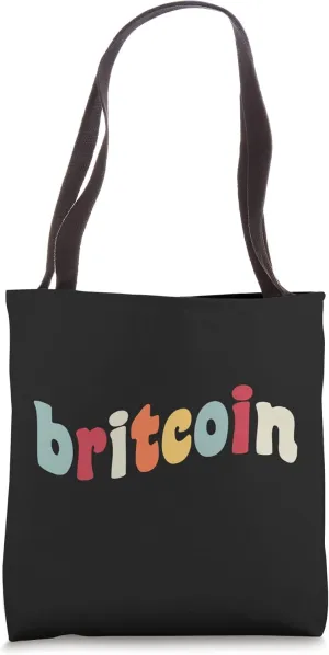 Britcoin Digital Currency Cryptocurrency Blockchain Crypto Tote Bag