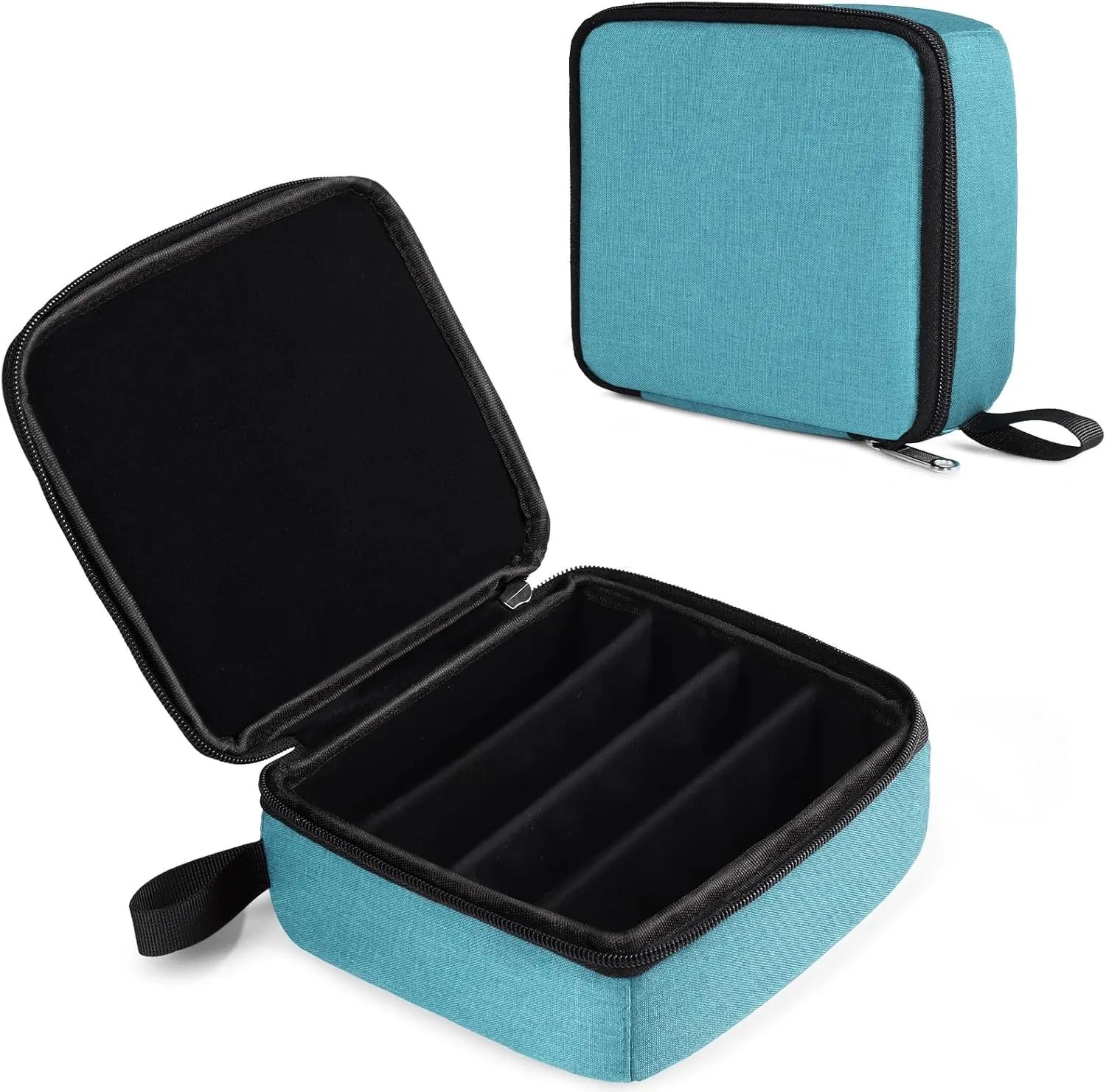 Bukere Travel Sunglasses Organizer Case, Adjustable Slot For Multiple Pairs, Portable Eyeglasses Storage Box for Men Women