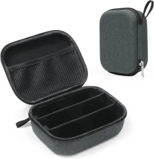 Bukere Travel Sunglasses Organizer Glasses Case, 3 Adjustable Slot for Multiple Eyeglasses, Hard Eyewear Box for Men Women