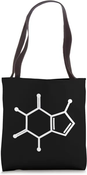 Caffeine Chemistry Structural Formula Molecule Coffee Tote Bag