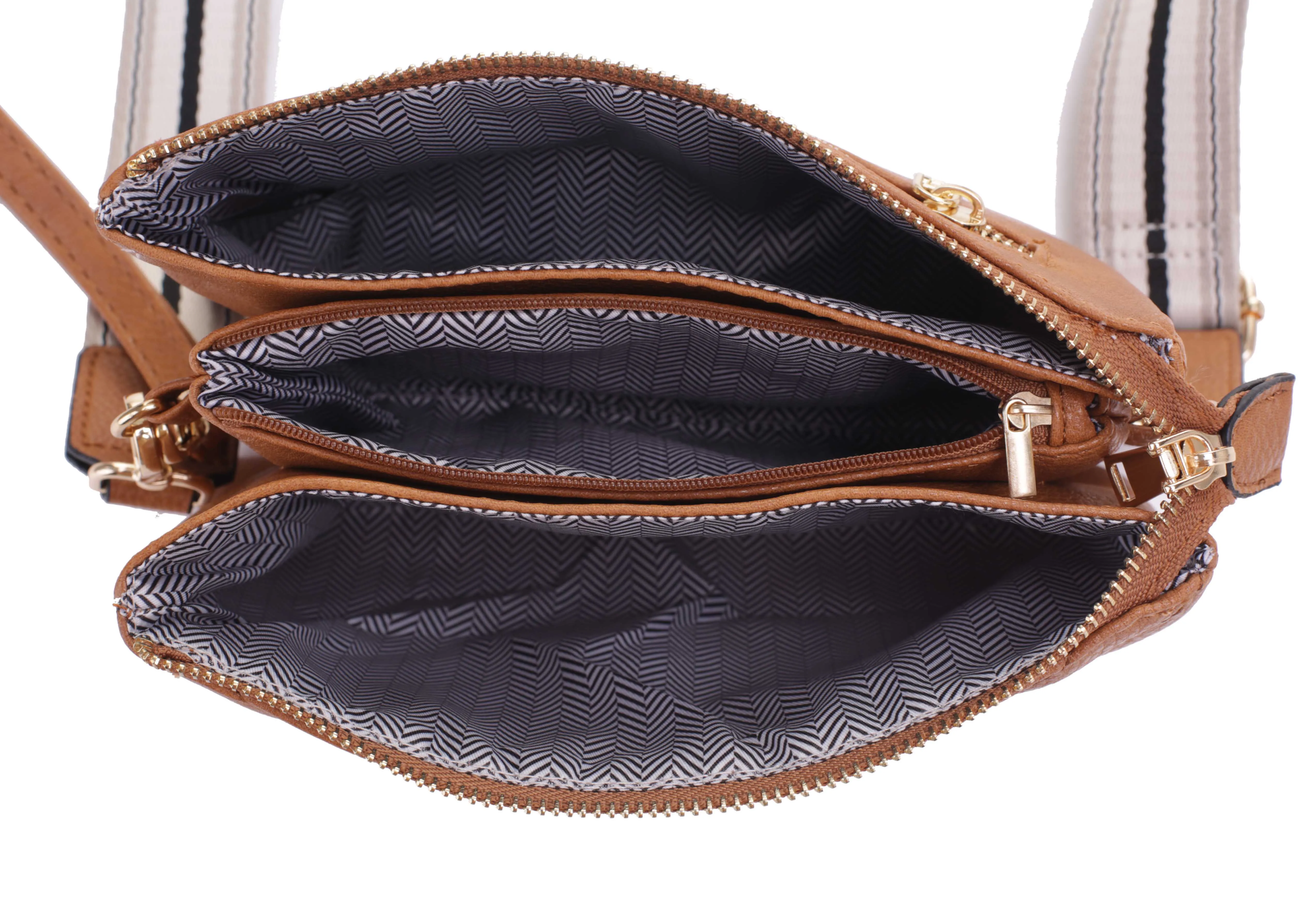 Callie Chevron Crossbody