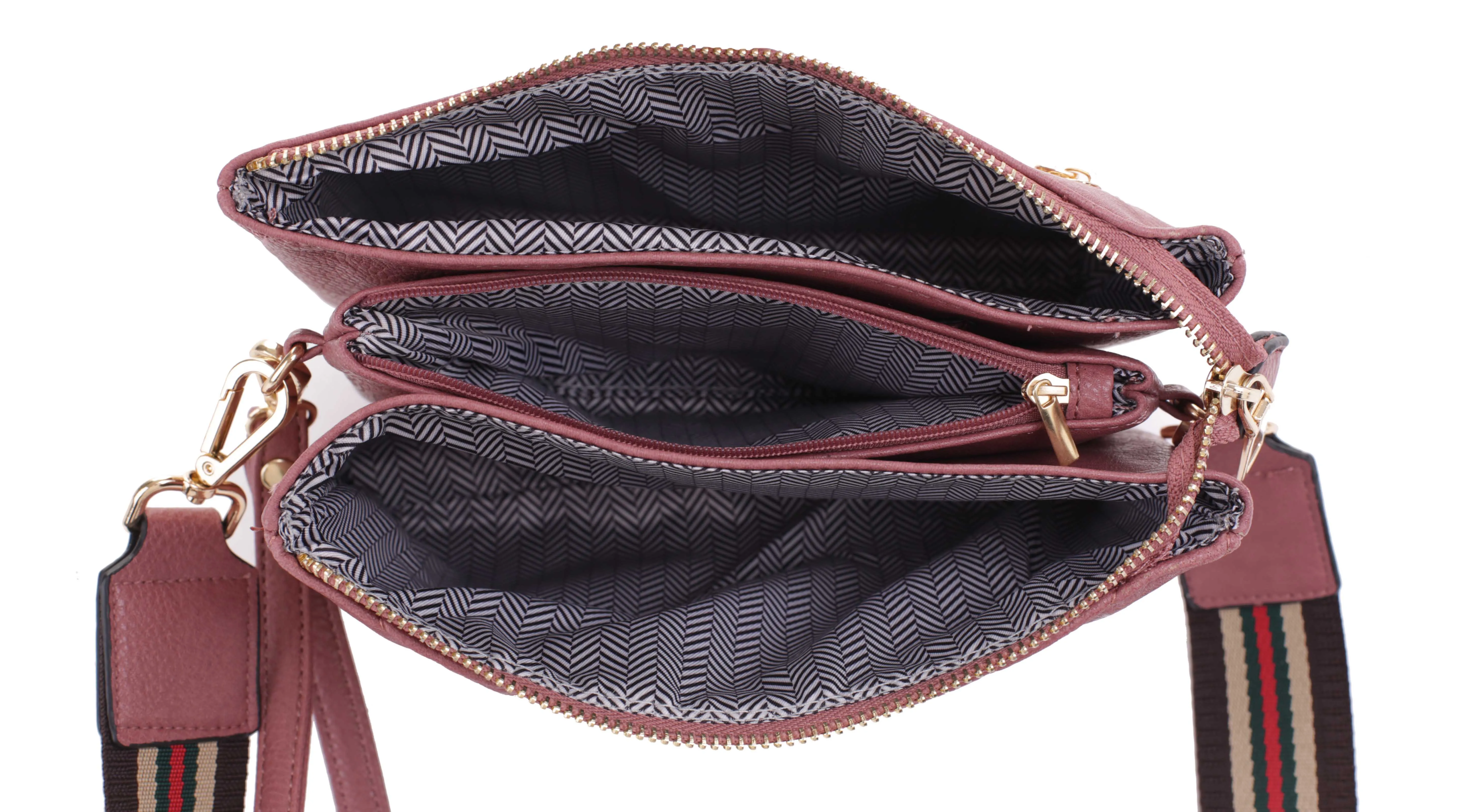 Callie Chevron Crossbody