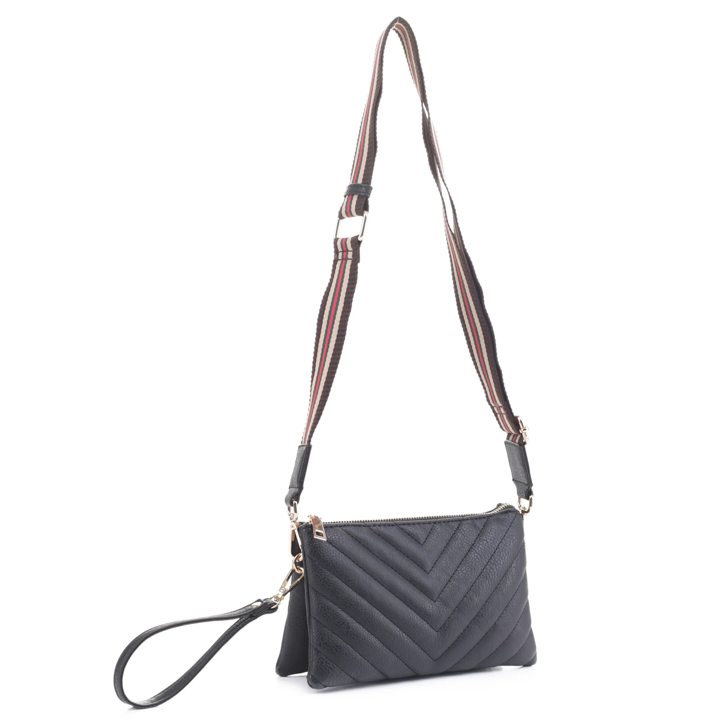 Callie Chevron Crossbody