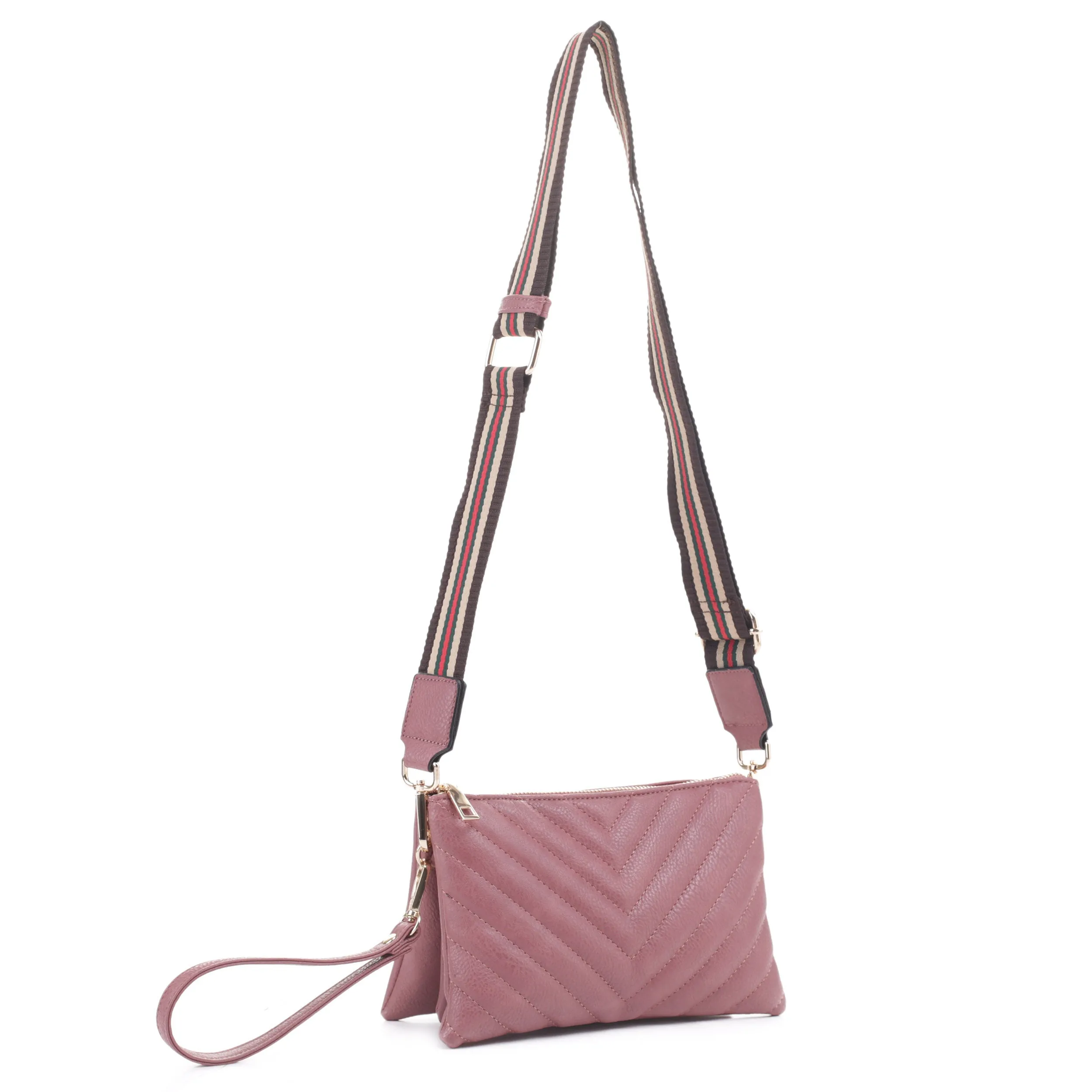 Callie Chevron Crossbody
