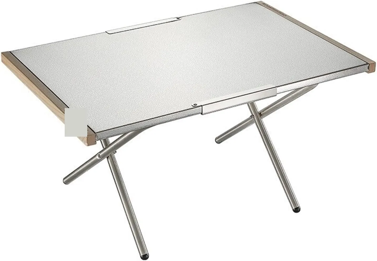 Camp Table Outdoor Portable Large Steel Table High Temperature Resistant Barbecue Table Camping Food Table Folding Table