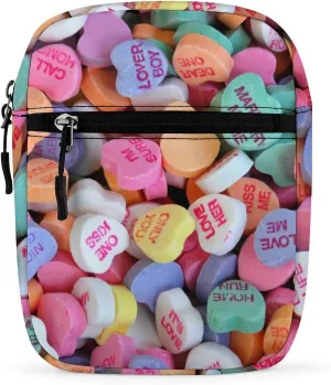 Candy Heart Crossbody Bag Small Shoulder Bag Waterproof, Lightweight And Convenient
