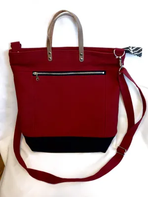 Canvas Cross Body Tote