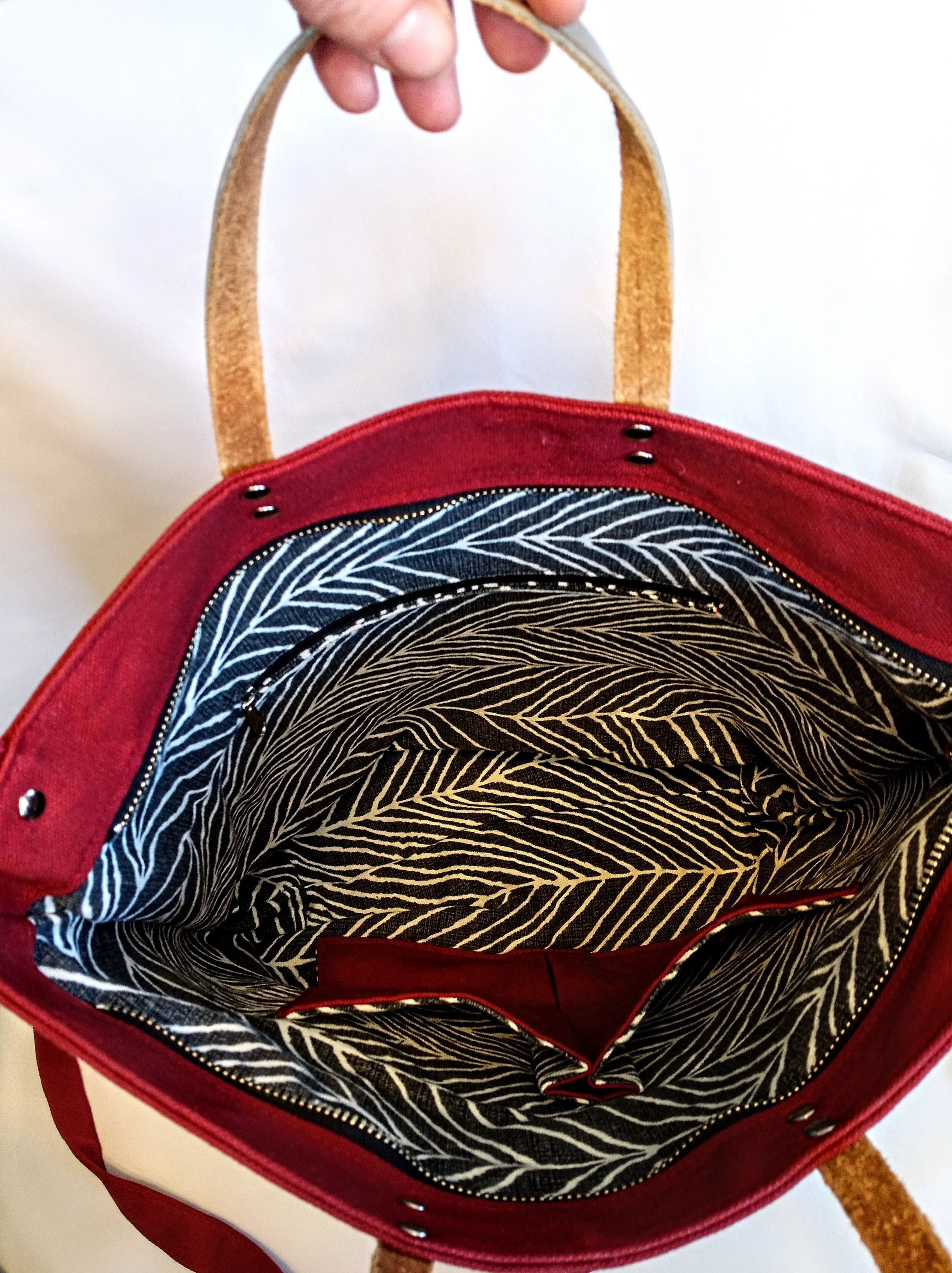 Canvas Cross Body Tote