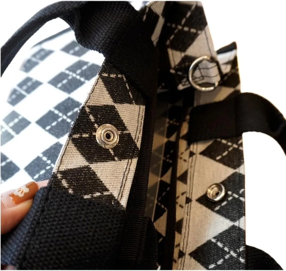 Canvas Crossbody Shoulder Bag for Women, Sling Tote with Handles & Removable Strap, Fanny Pack Travel Handbag