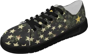 Canvas Shoes for Women Classic Fashion Sneakers Lace Up Low Top Casual Lightweight Breathable Sneakers Wide Toe Shoes
