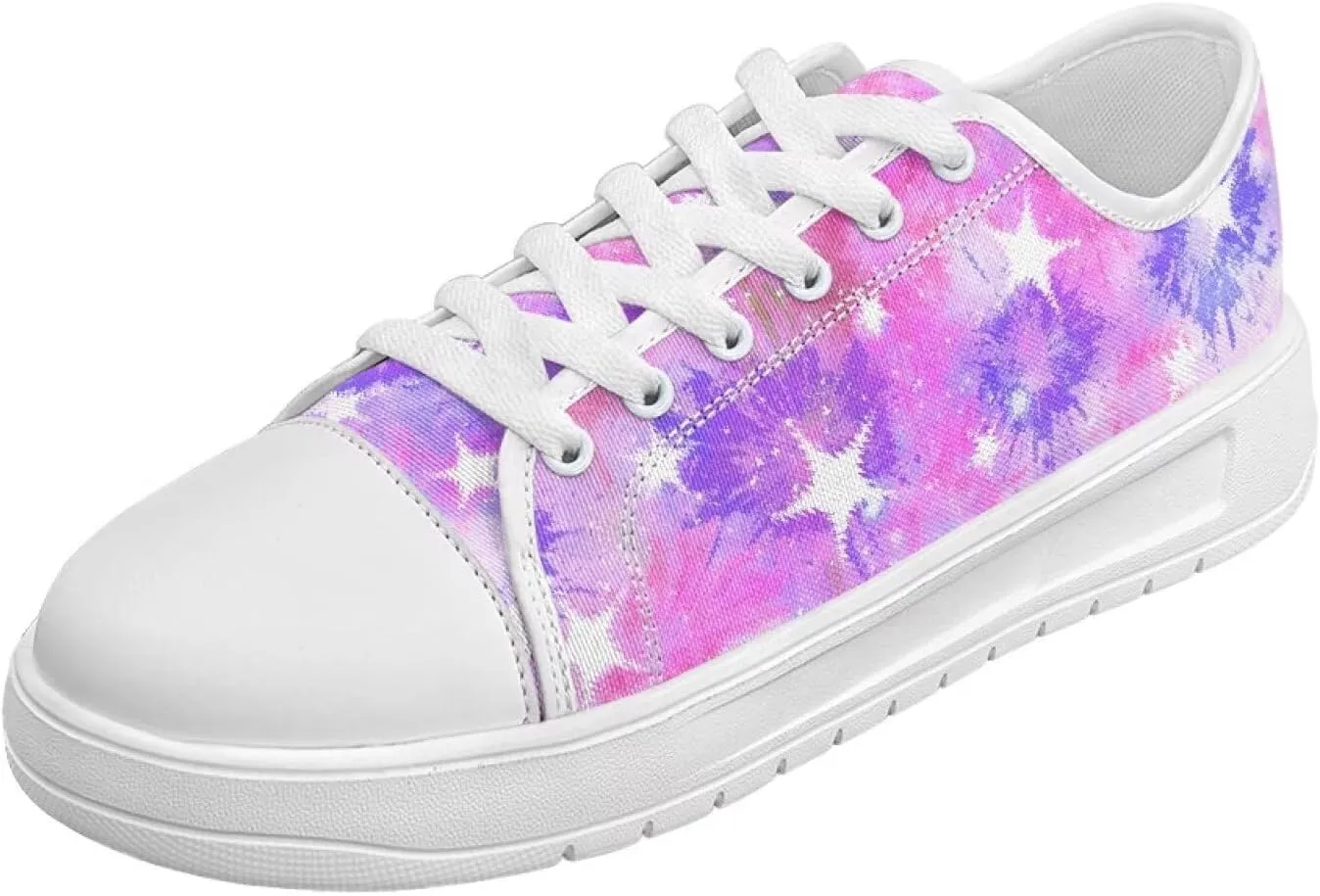 Canvas Shoes for Women Low Top Lace Up Tennis Shoes Girls Fashion Comfortable Sneakers Classic Casual Sneakers