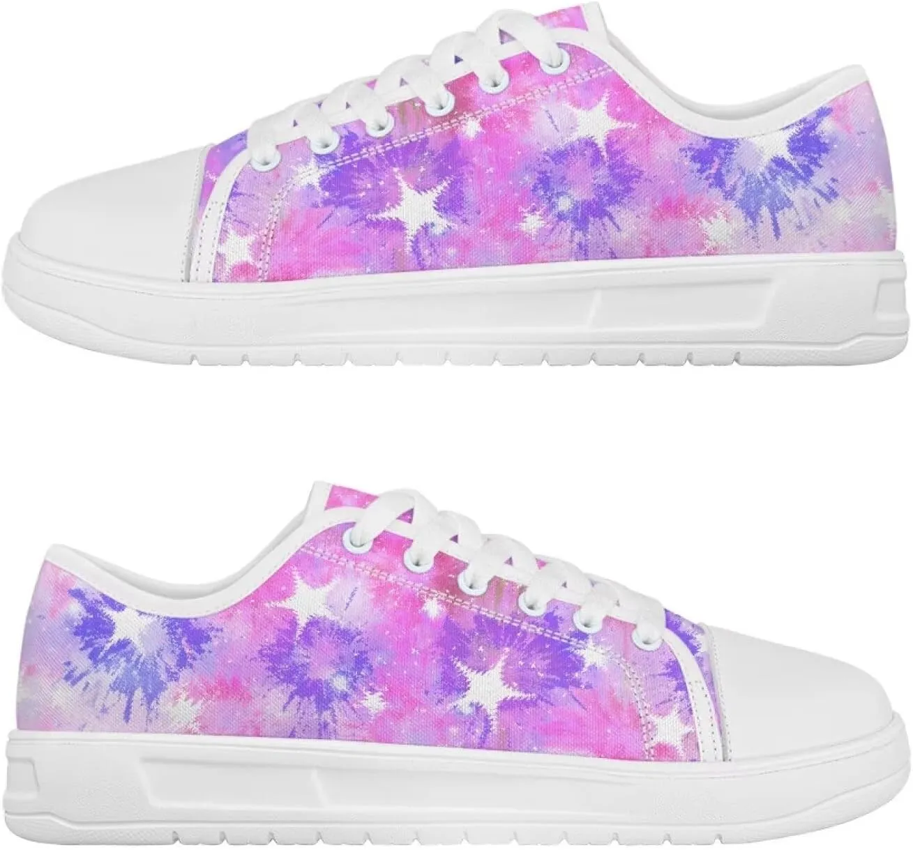 Canvas Shoes for Women Low Top Lace Up Tennis Shoes Girls Fashion Comfortable Sneakers Classic Casual Sneakers