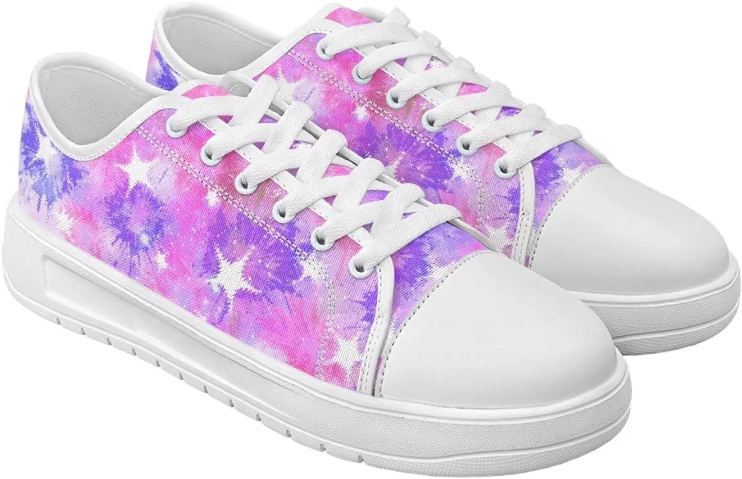 Canvas Shoes for Women Low Top Lace Up Tennis Shoes Girls Fashion Comfortable Sneakers Classic Casual Sneakers