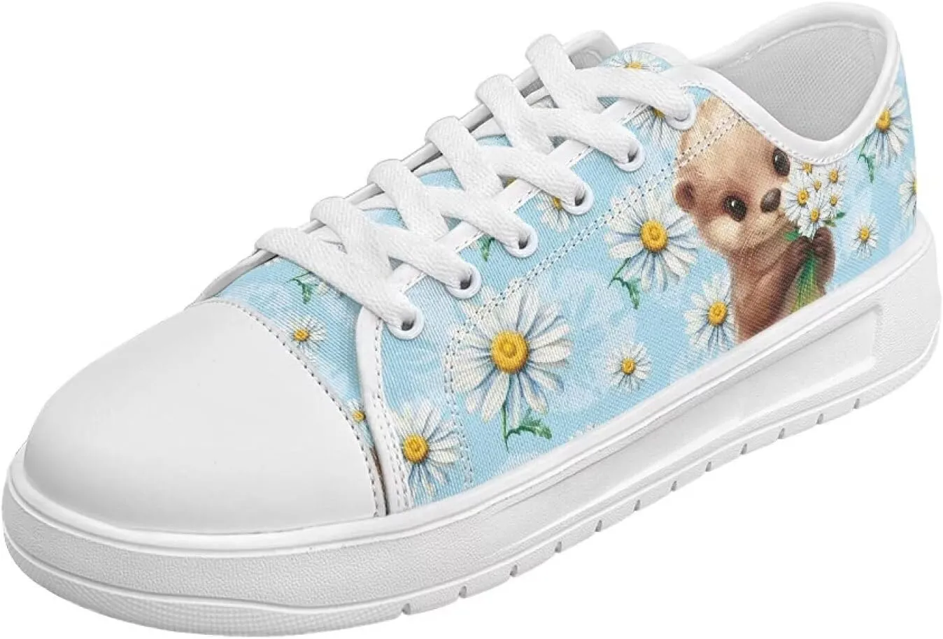 Canvas Shoes for Women Low Top Sneakers Girls Fashion Shoes Classic Comfortable Tennis Lace up Canvas Sneakers