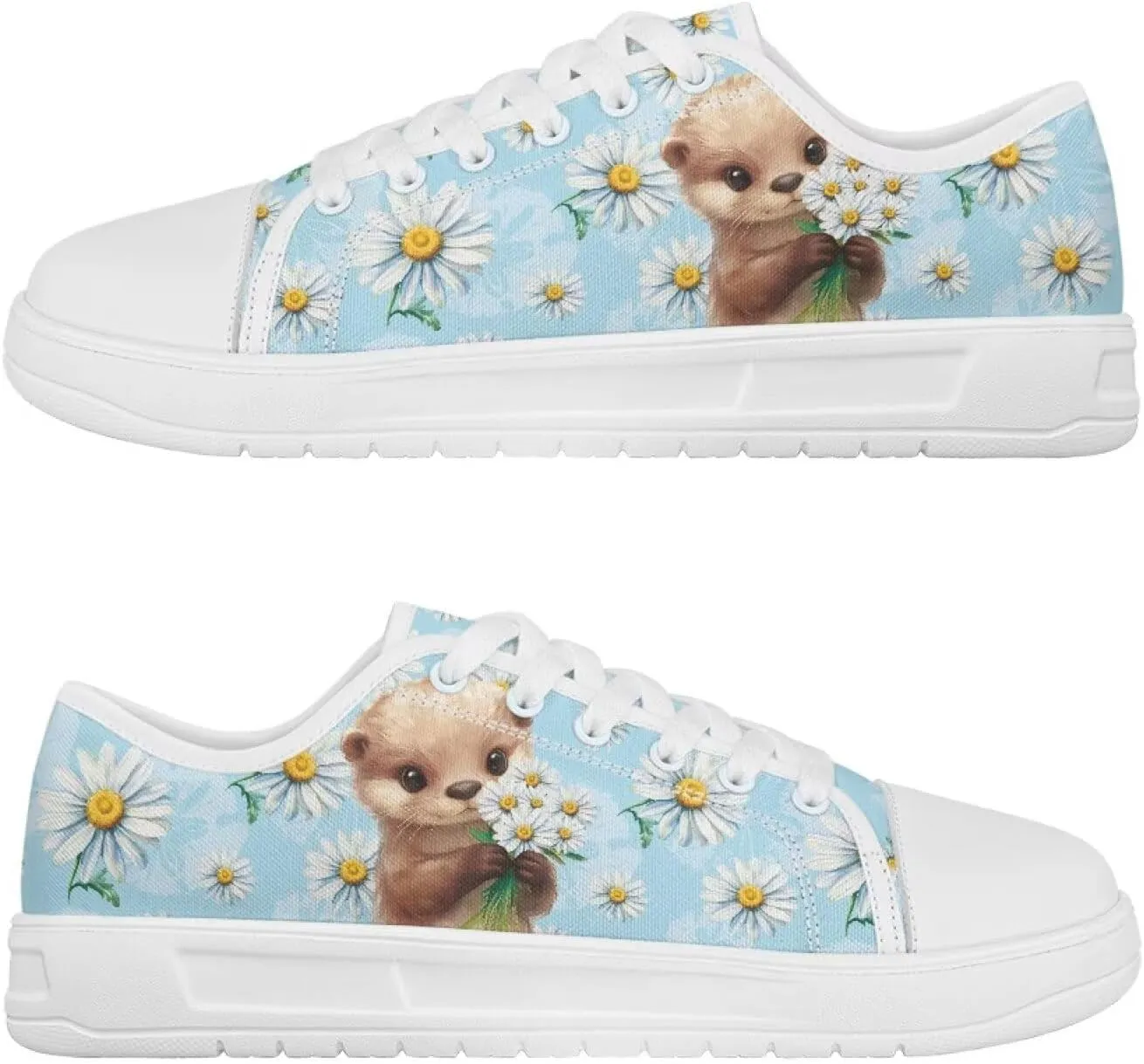 Canvas Shoes for Women Low Top Sneakers Girls Fashion Shoes Classic Comfortable Tennis Lace up Canvas Sneakers