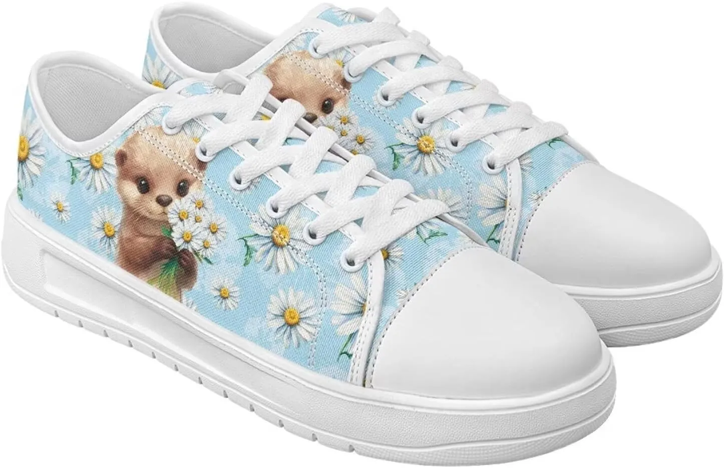Canvas Shoes for Women Low Top Sneakers Girls Fashion Shoes Classic Comfortable Tennis Lace up Canvas Sneakers