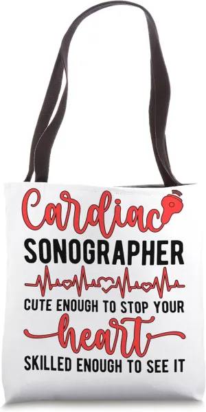 Cardiac Sonographer Appreciation Cardiac Sonography Tote Bag
