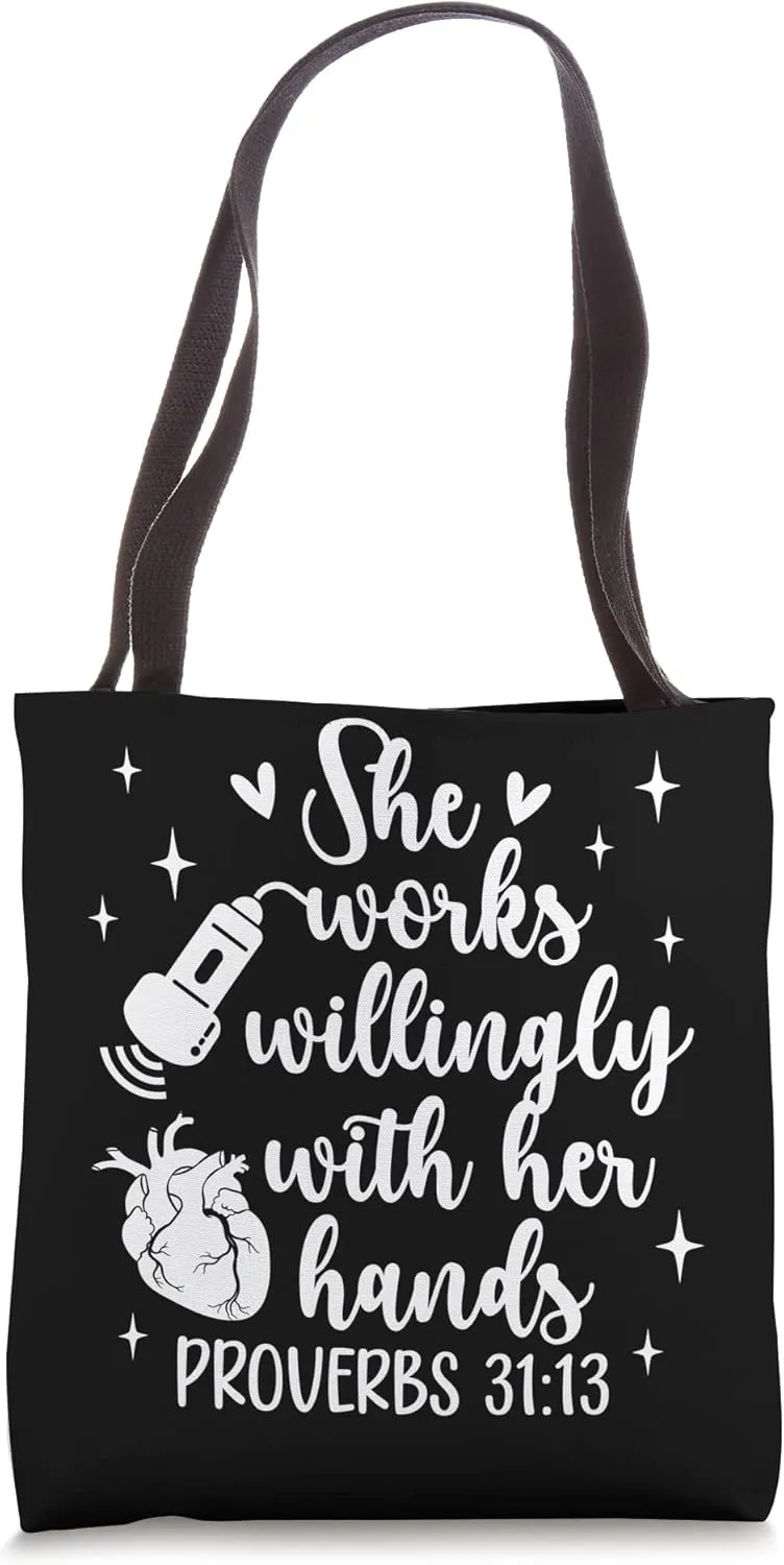 Cardiac Sonographer Cardiac Sonography Echocardiographer Tote Bag