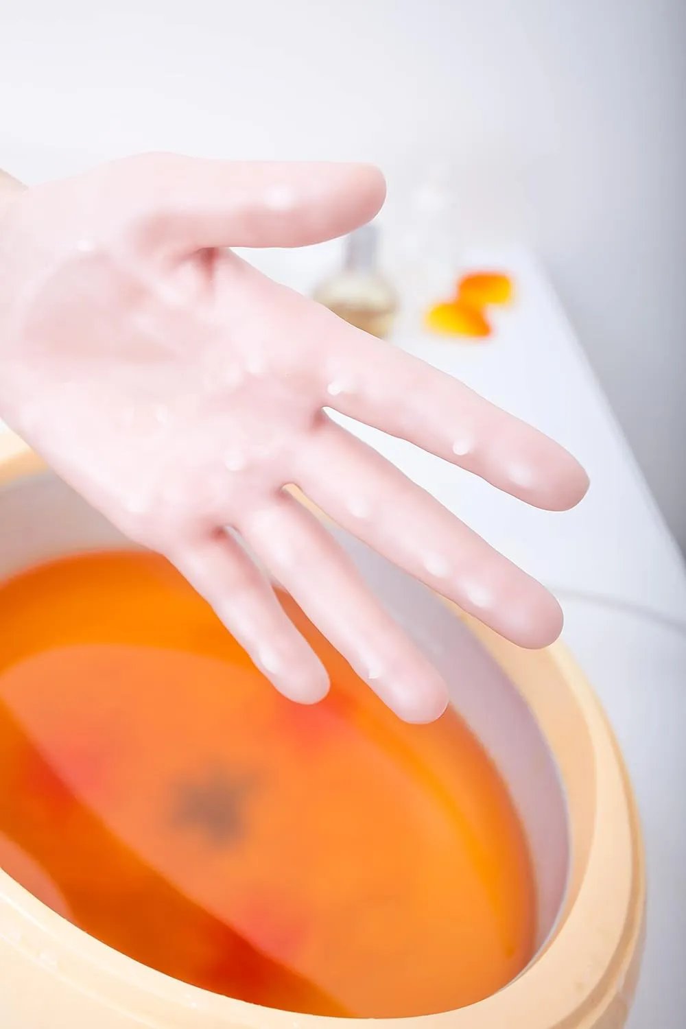 Carmel Paraffin Bath Wax Refill, Rose Scented (1lb), for Hands and Feet