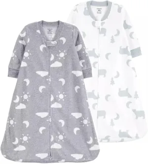 Carter's Unisex-Baby 2-Pack Microfleece Sleepbag