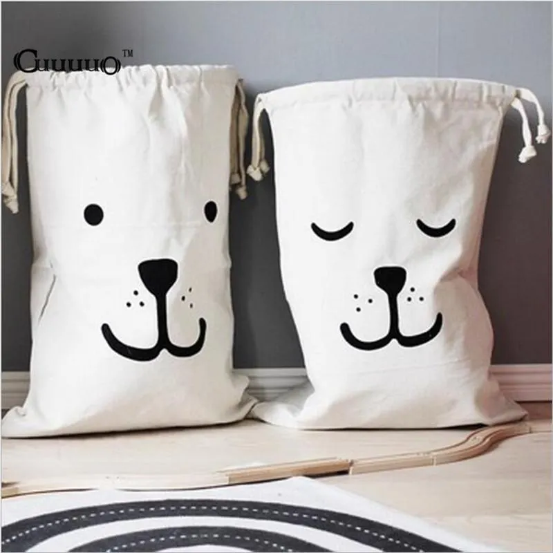 Cartoon animals Laundry Hanging Toys Storage Bag On Sale
