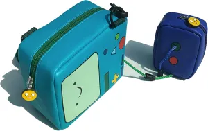 Cartoon Cute Merch CrossBody Backpack, Finn Jake BeeMore Messenger bag Crossbody Shoulder Bag, M SIZE Crossbody Shoulder Bag, Waterproof PU