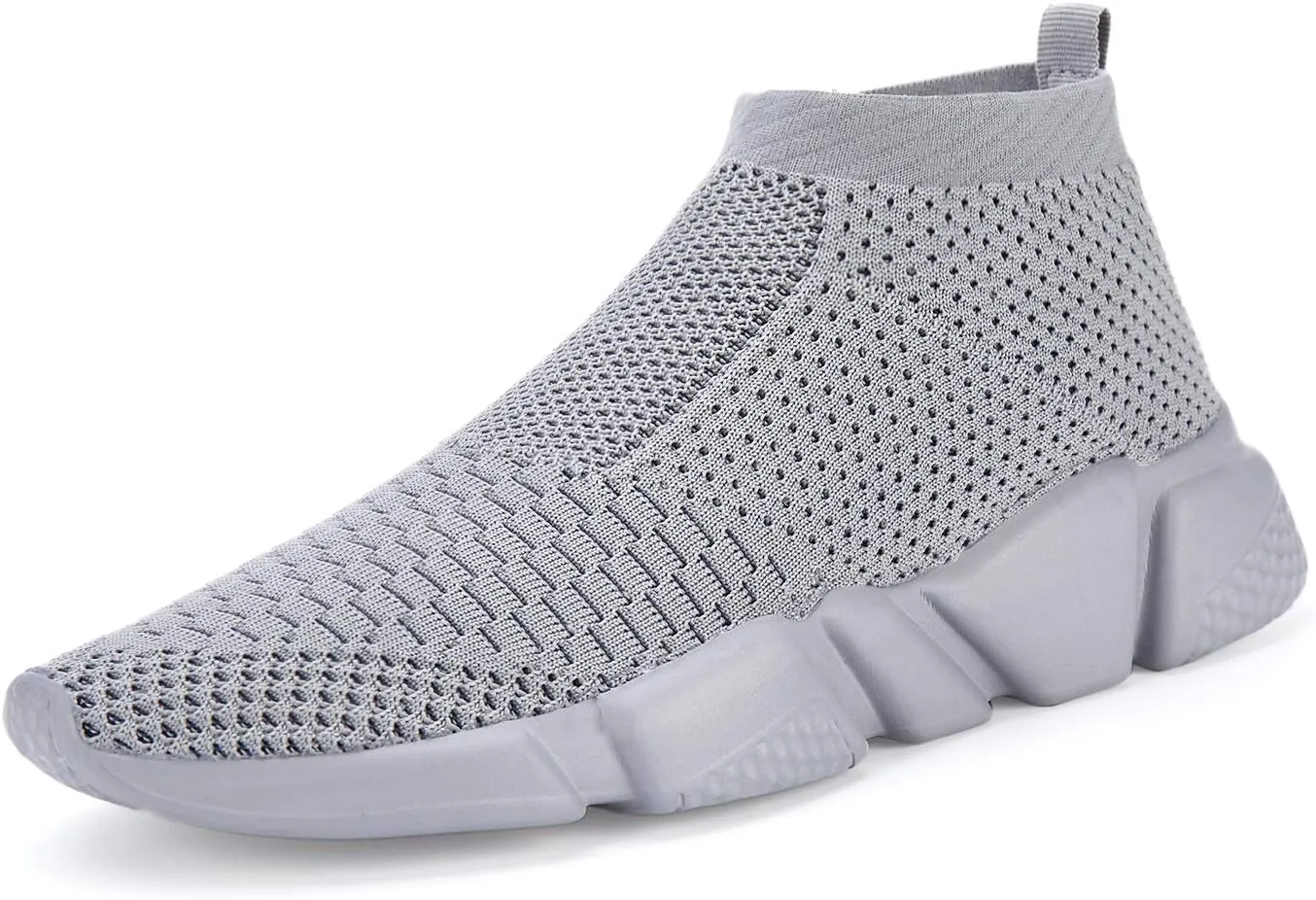 Casbeam Men's Running Knit Comfortable Lightweight Breathable Casual Sports Shoes Fashion Sneakers Slip-On Walking Shoes