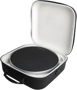 Case for Harman Kardon Onyx Studio 9,Hard EVA Carrying Case Cover Storage Bag w/Shoulder Strap for Harman Kardon Onyx Studio 9 - Portable Stereo Bluetooth Home Speaker and Cable,Black Gray