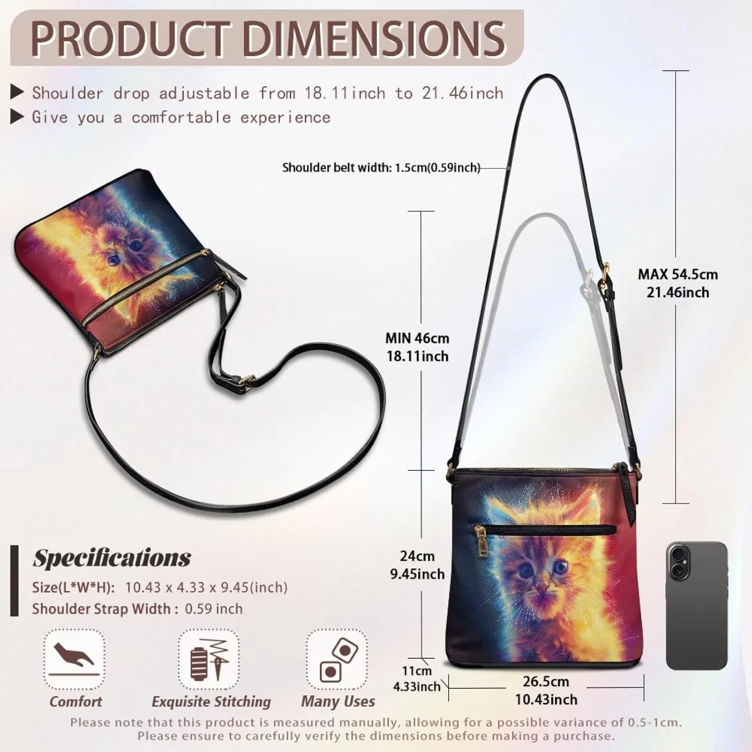 Casual Crossbody Bags for Women Leather Shoulder Bag Hobo Purses for Women Christmas Handbags