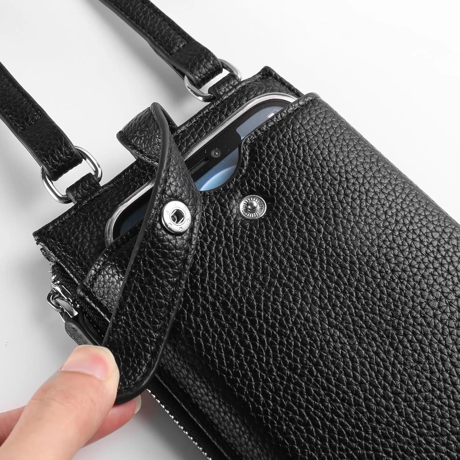 Cell Phone Purse Wallet Small Crossbody Bags for Women with Adjustable Shoulder Straps and Card Slots