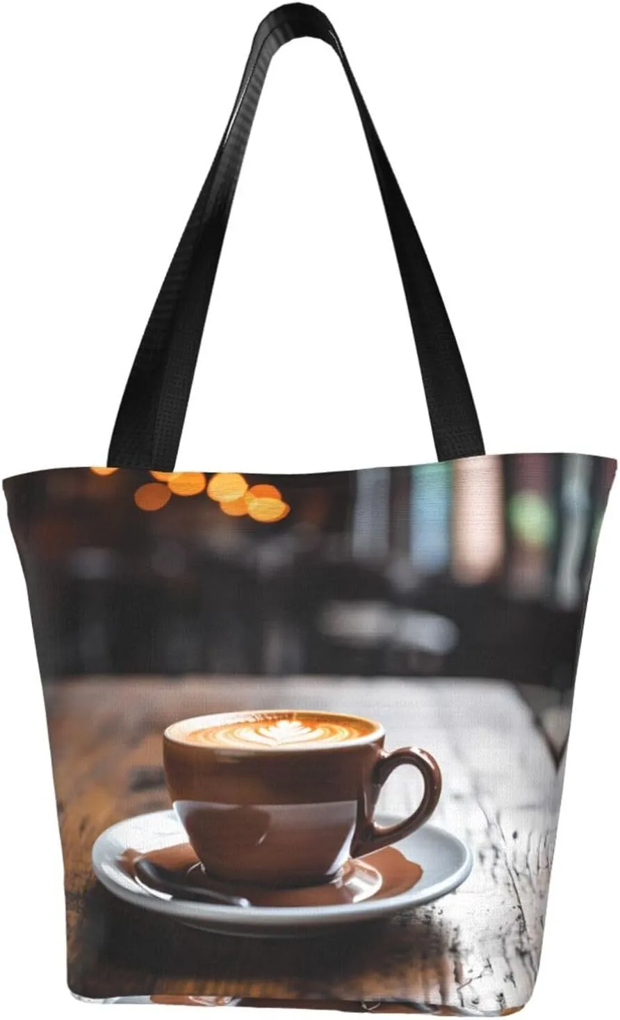 Ceramic Bowl Coffee Women's fashion shoulder bag, shopping handbag, suitable for weekend travel shopping shoulder bag messenger bag