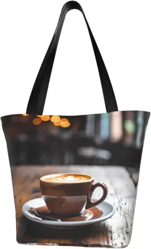 Ceramic Bowl Coffee Women's fashion shoulder bag, shopping handbag, suitable for weekend travel shopping shoulder bag messenger bag