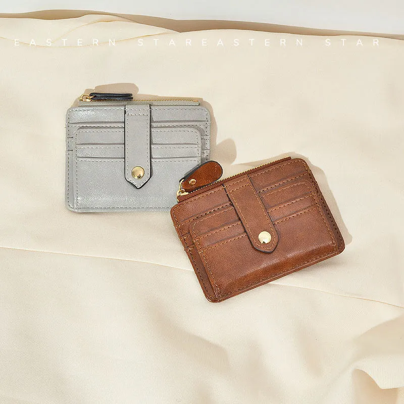 Charming Domestic Retro Minimalist Exquisite Korean Card Holder