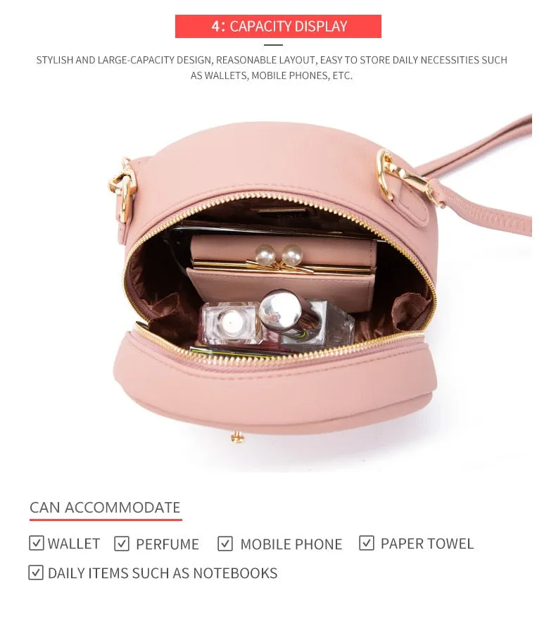Circular Shoulder Bag