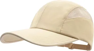 Clakllie Quick Dry Baseball Cap Breathable Sports Sun Hats Curved Brim Snapback Hat Cooling Outdoor Caps Men's Running Hats