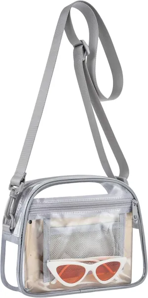 Clear Bag for Stadium Events Mini Small Clear Purse Clear Bag for Stadium Events Concert Sport Work
