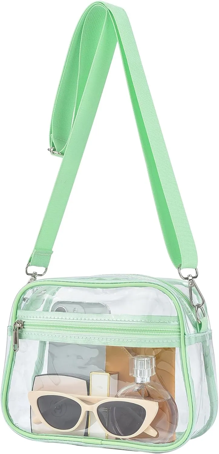 Clear Bag for Stadium Events Mini Small Clear Purse Clear Bag for Stadium Events Concert Sport Work