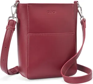 CLUCI Small Crossbody Bags for Women Trendy PU Leather Cell Phone Purse Wallet with Adjustable Strap