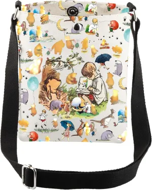 CMNIM Bear & Friends Crossbody Bag Friendship Gifts Cartoon Movie Merchandise Gift for Best Friends Birthday Christmas