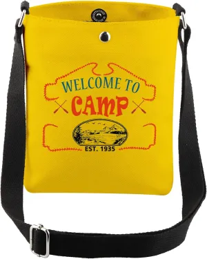 CMNIM Horror Movie Merchandise Gifts Welcome To Camp Crystal Lake Crossbody Bag Horror Lover Gifts for Jason Fans Shoulder