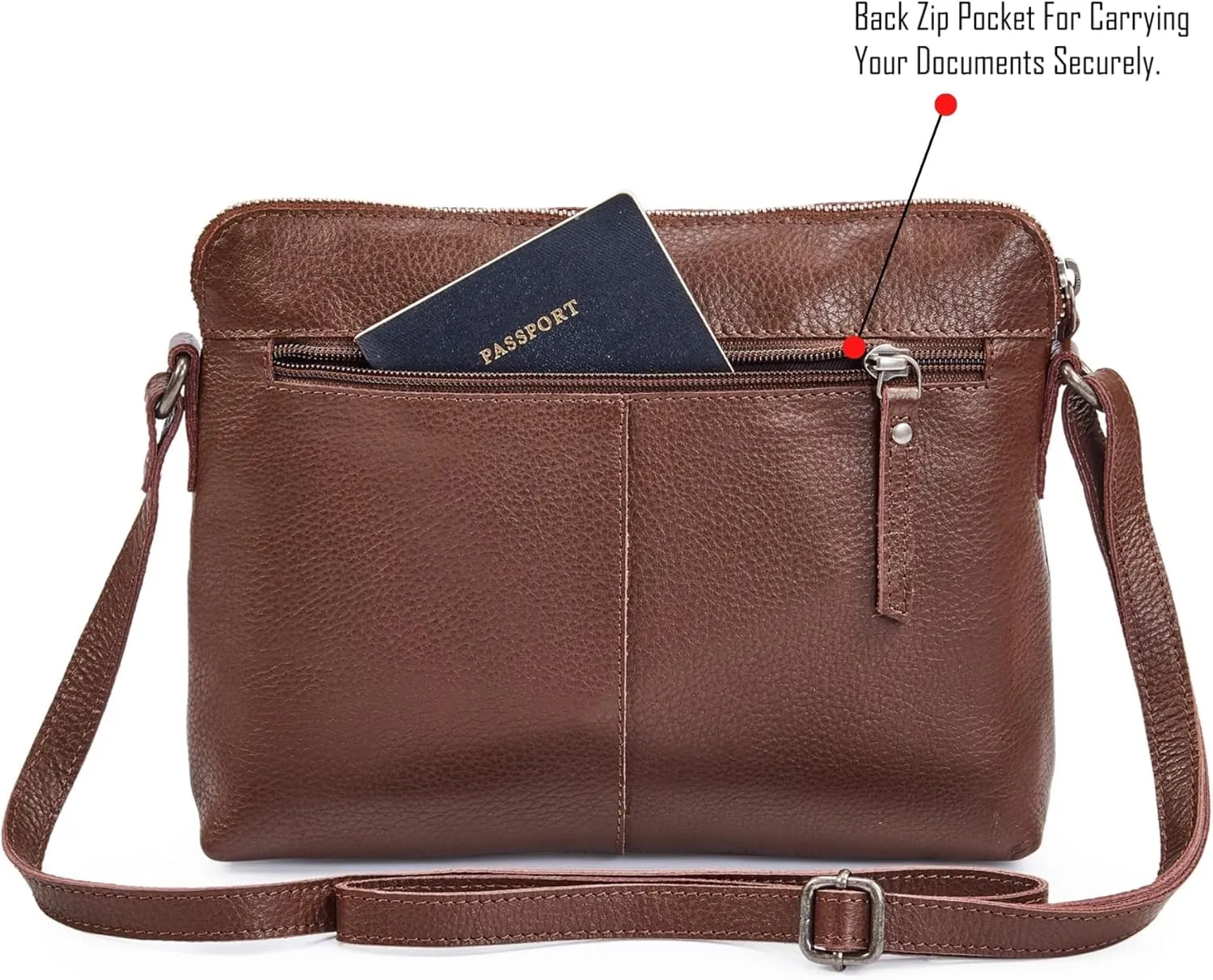 Cochoa Real Leather Soft Crossbody Bags for Women Small Purse Trendy Shoulder Sling Travel Crossover
