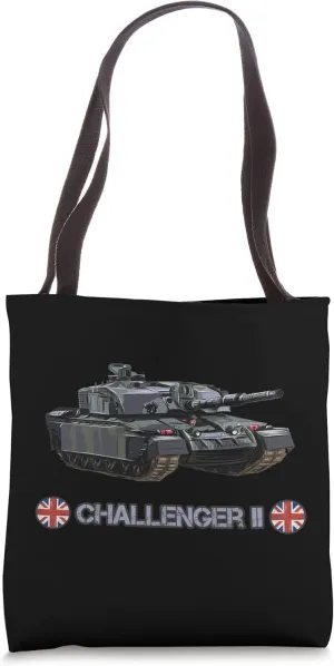 Cold War British FV4034 Challenger 2 Heavy Tank Tote Bag