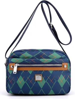 Collsants Small Women's Crossbody Handbags Nylon Crossbody Bag Fashion Shoulder Purse with Multi Pockets