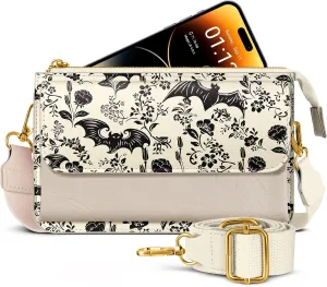 Crossbody Bag Cellphone Purse Wallet for Women - Leather Cellphone Purse Bag with Adjustable Shoulder Strap Girl