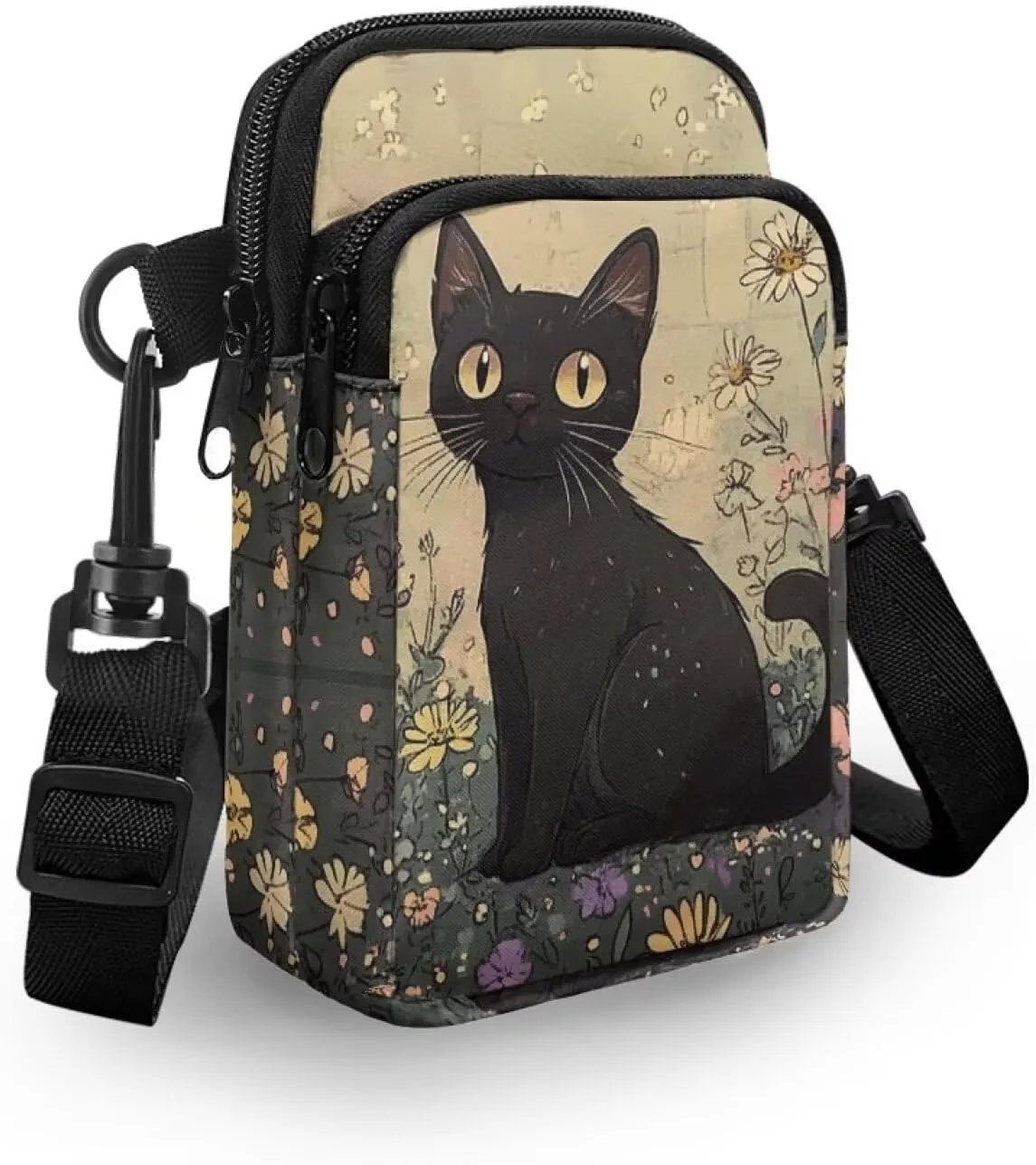 Crossbody Bag Crossbody Purses for Women Shoulder Bags with Strap Casual Polyester Shoulder Bag